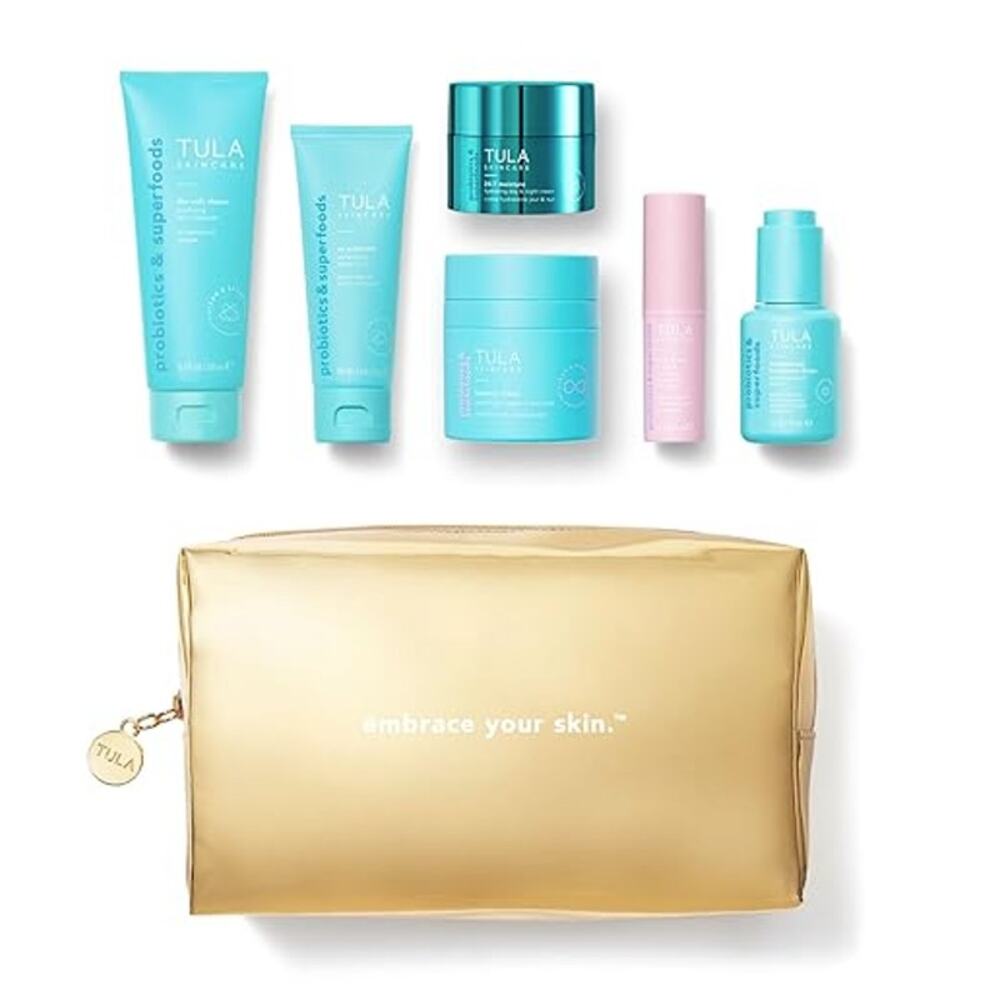 TULA Skincare Submerged in Moisture 7pc Kit NEW
